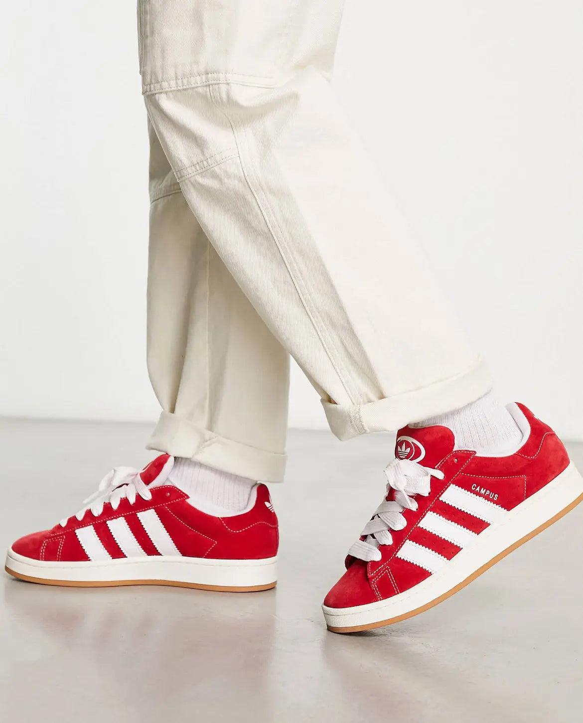 Adidas Campus 00s Red White SA Sneakers - Main Image