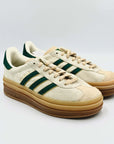 Adidas Gazelle Bold Magic Beige Collegiate Green SA Sneakers