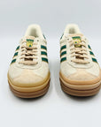 Adidas Gazelle Bold Magic Beige Collegiate Green SA Sneakers