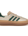 Adidas Gazelle Bold Magic Beige Collegiate Green SA Sneakers