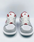 Jordan 1 Low Smoke Grey Gym Red SA Sneakers