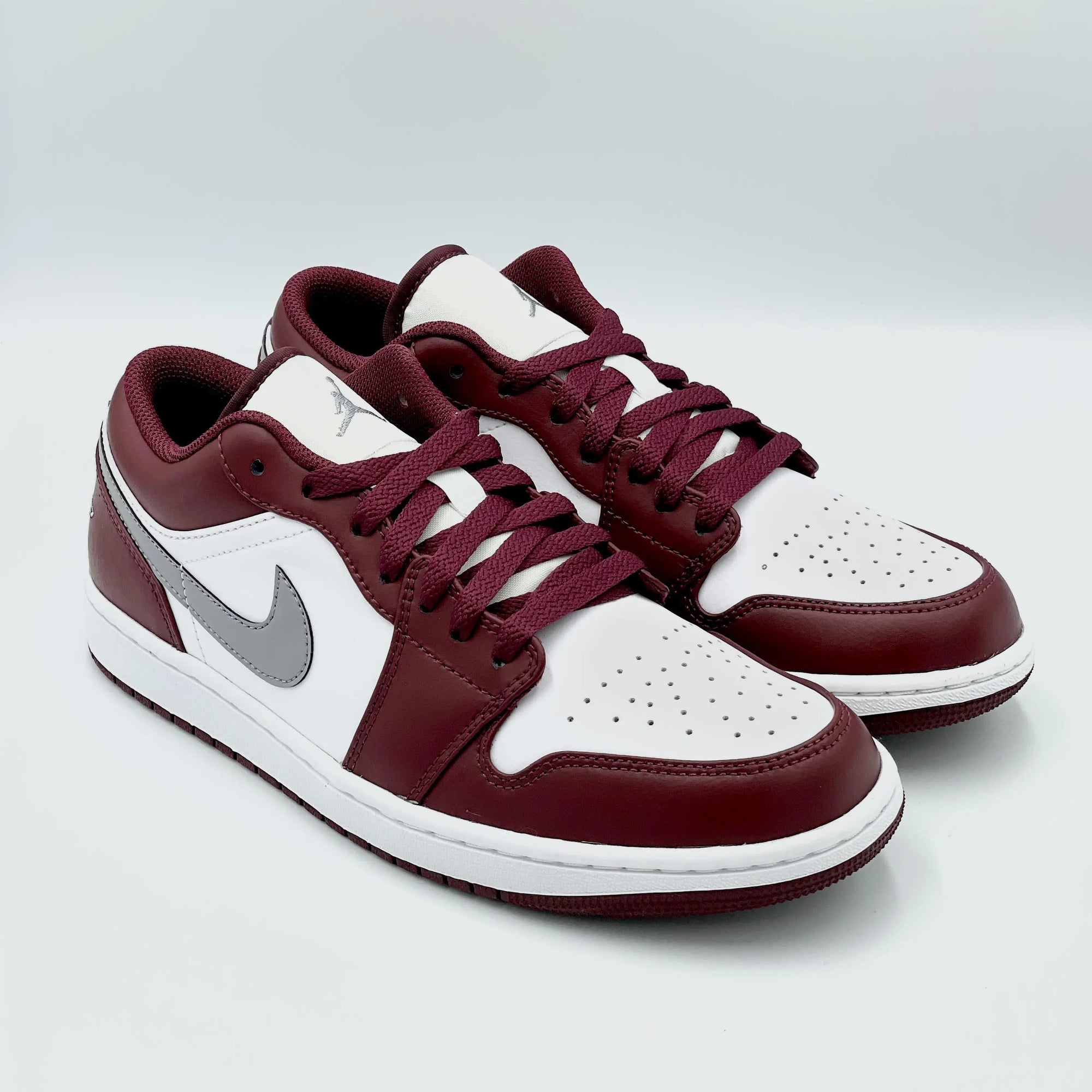 Jordan 1 Low White Bordeaux  SA Sneakers