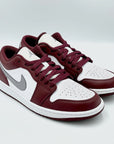 Jordan 1 Low White Bordeaux  SA Sneakers