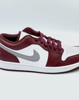 Jordan 1 Low White Bordeaux  SA Sneakers