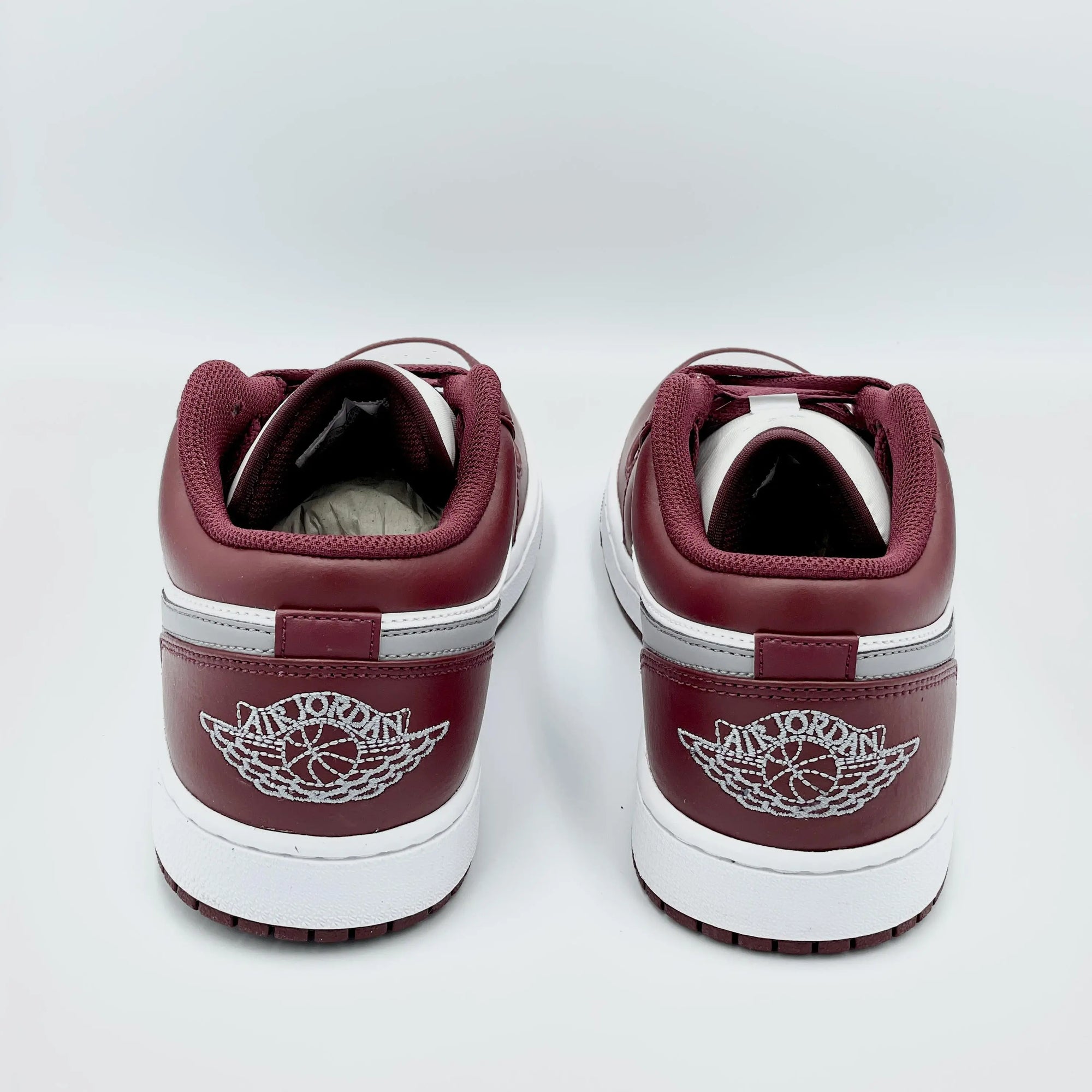 Jordan 1 Low White Bordeaux  SA Sneakers
