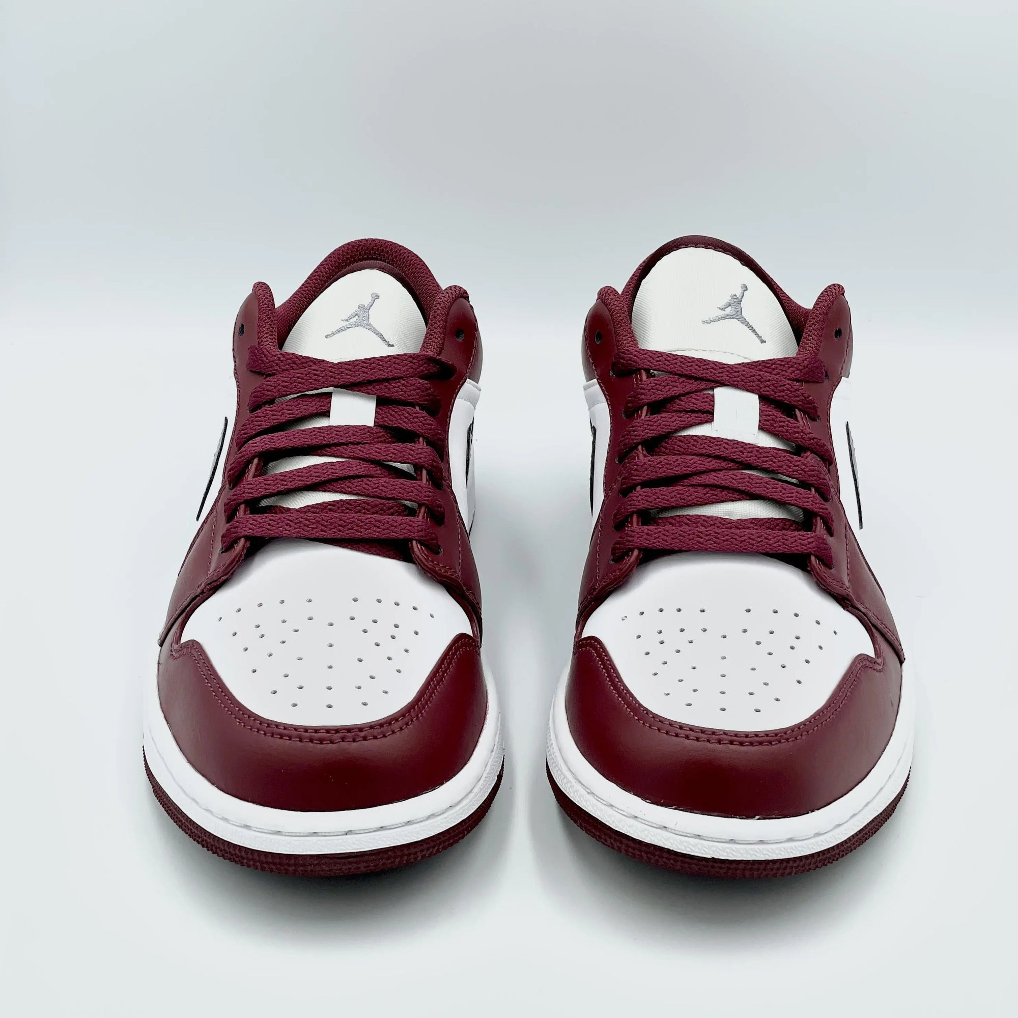 Jordan 1 Low White Bordeaux  SA Sneakers