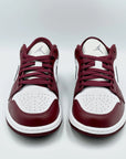 Jordan 1 Low White Bordeaux  SA Sneakers
