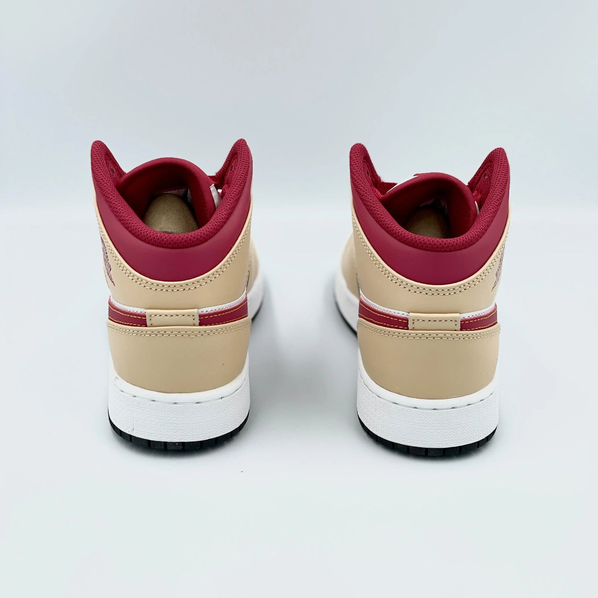 Jordan 1 Mid Beige Red (GS)  SA Sneakers