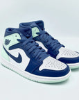 Jordan 1 Mid Mystic Navy Mint Foam  SA Sneakers