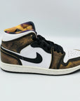 Jordan 1 Mid Orange Wear Away SA Sneakers