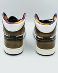 Jordan 1 Mid Orange Wear Away SA Sneakers