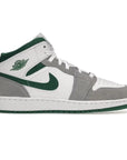 Jordan 1 Mid White Pine Green Smoke Grey SA Sneakers