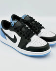 Jordan 1 Retro Low OG Black Dark Powder Blue (GS) SA Sneakers
