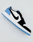 Jordan 1 Retro Low OG Black Dark Powder Blue (GS) SA Sneakers
