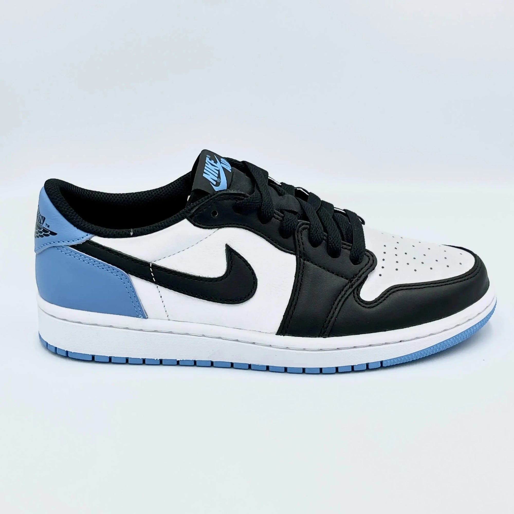 Jordan 1 Retro Low OG Black Dark Powder Blue  SA Sneakers