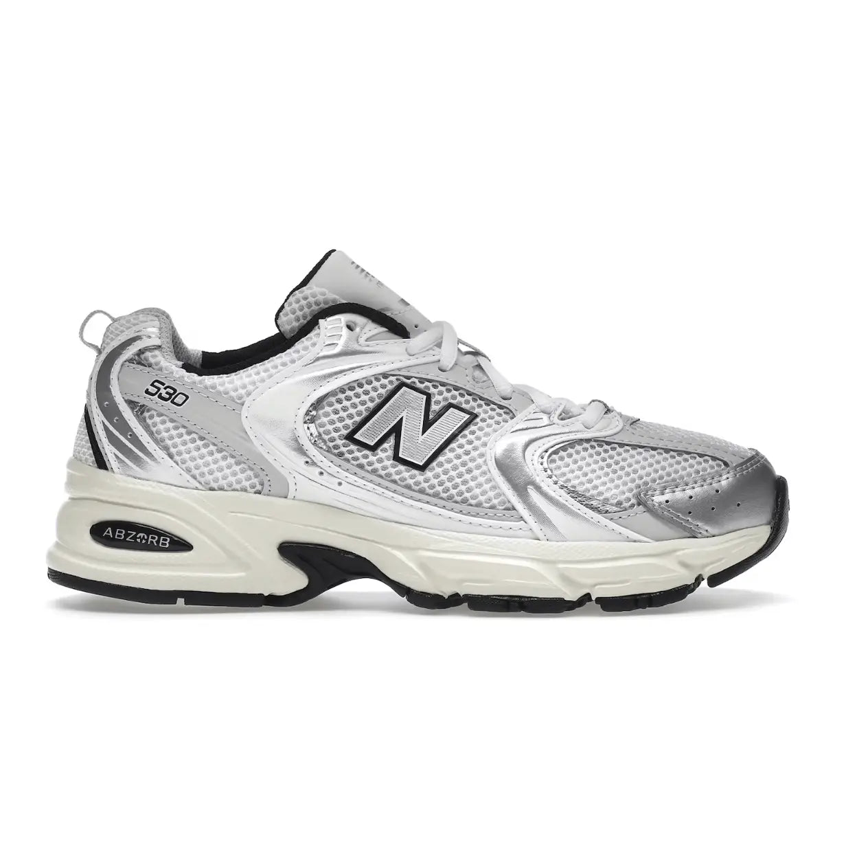 New balance online silver shoes