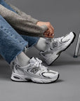 New Balance 530 White Silver Navy  SA Sneakers