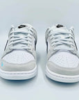Nike Dunk Low White Grey Navy Aqua Mini Swoosh SA Sneakers