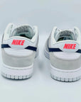 Nike Dunk Low White Grey Navy Aqua Mini Swoosh SA Sneakers