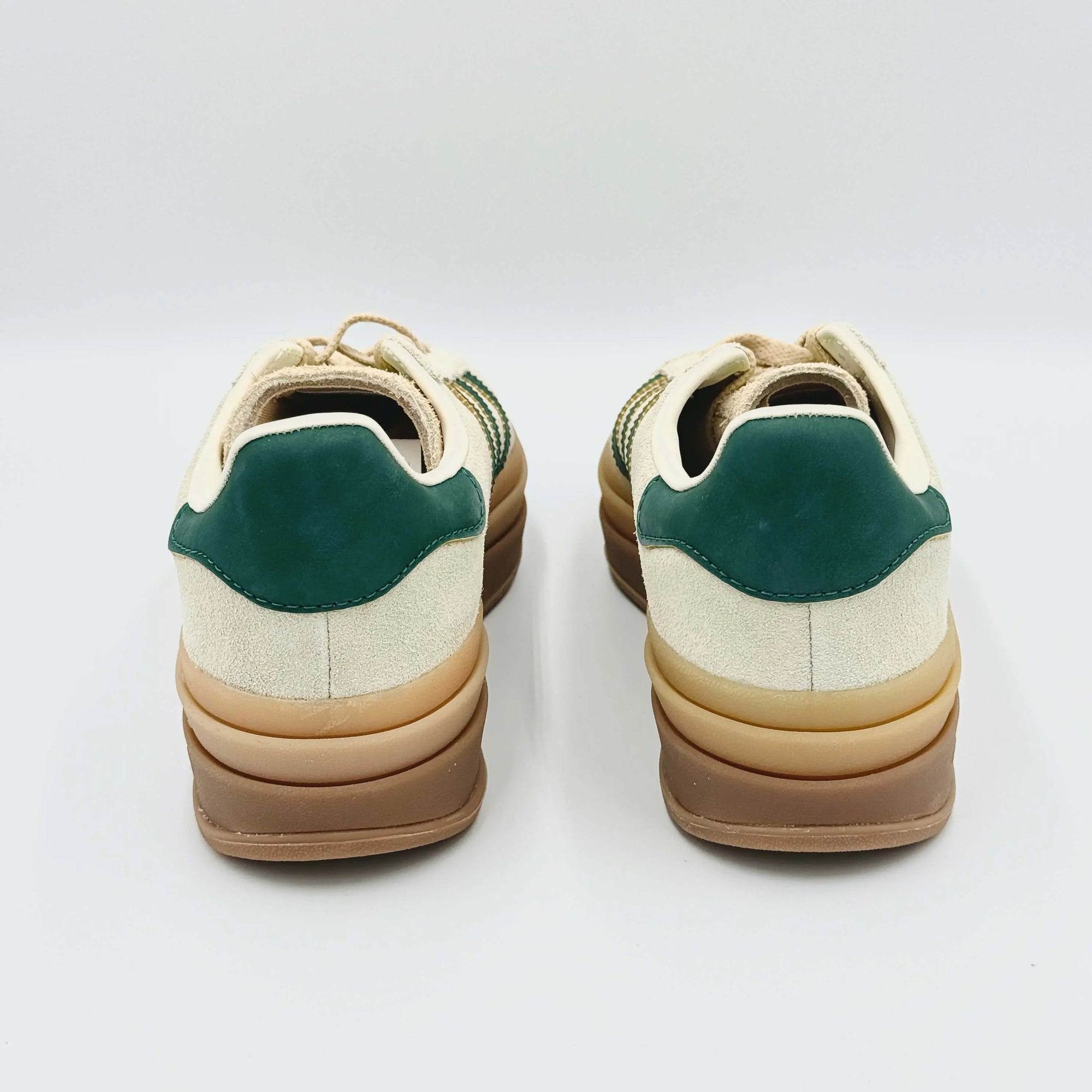 Adidas Gazelle Bold Magic Beige Collegiate Green  SA Sneakers