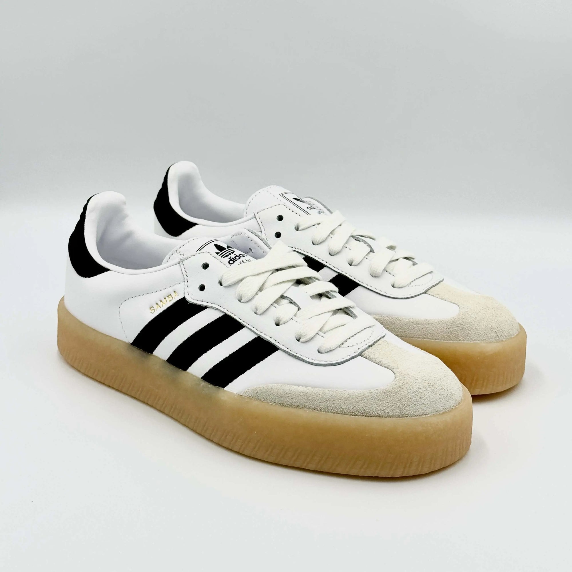 Adidas Sambae White Black Gum  SA Sneakers