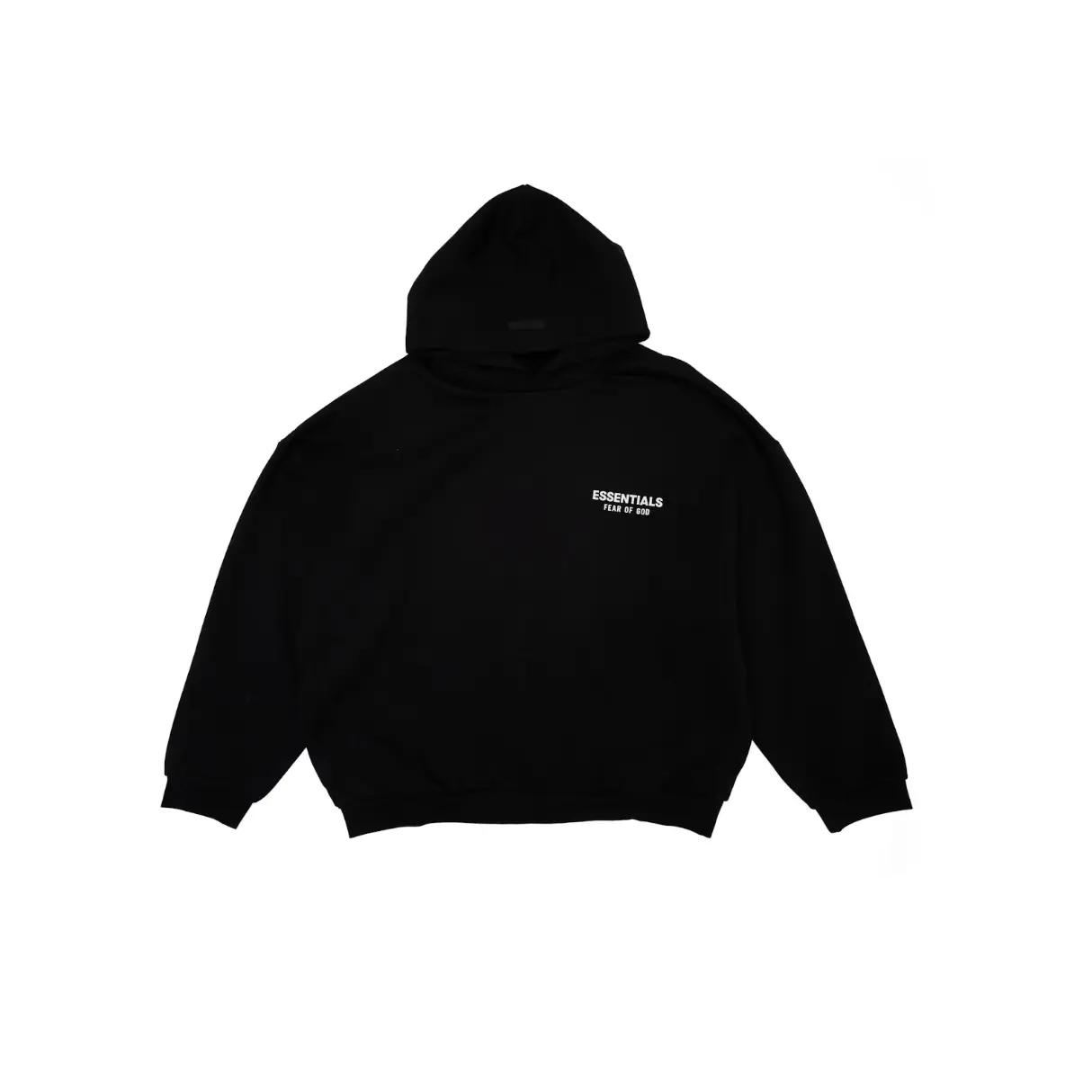 Fear of God Essentials Fleece Hoodie Black  SA Sneakers