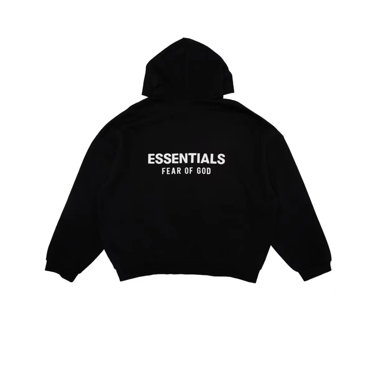 Fear of God Essentials Fleece Hoodie Black  SA Sneakers
