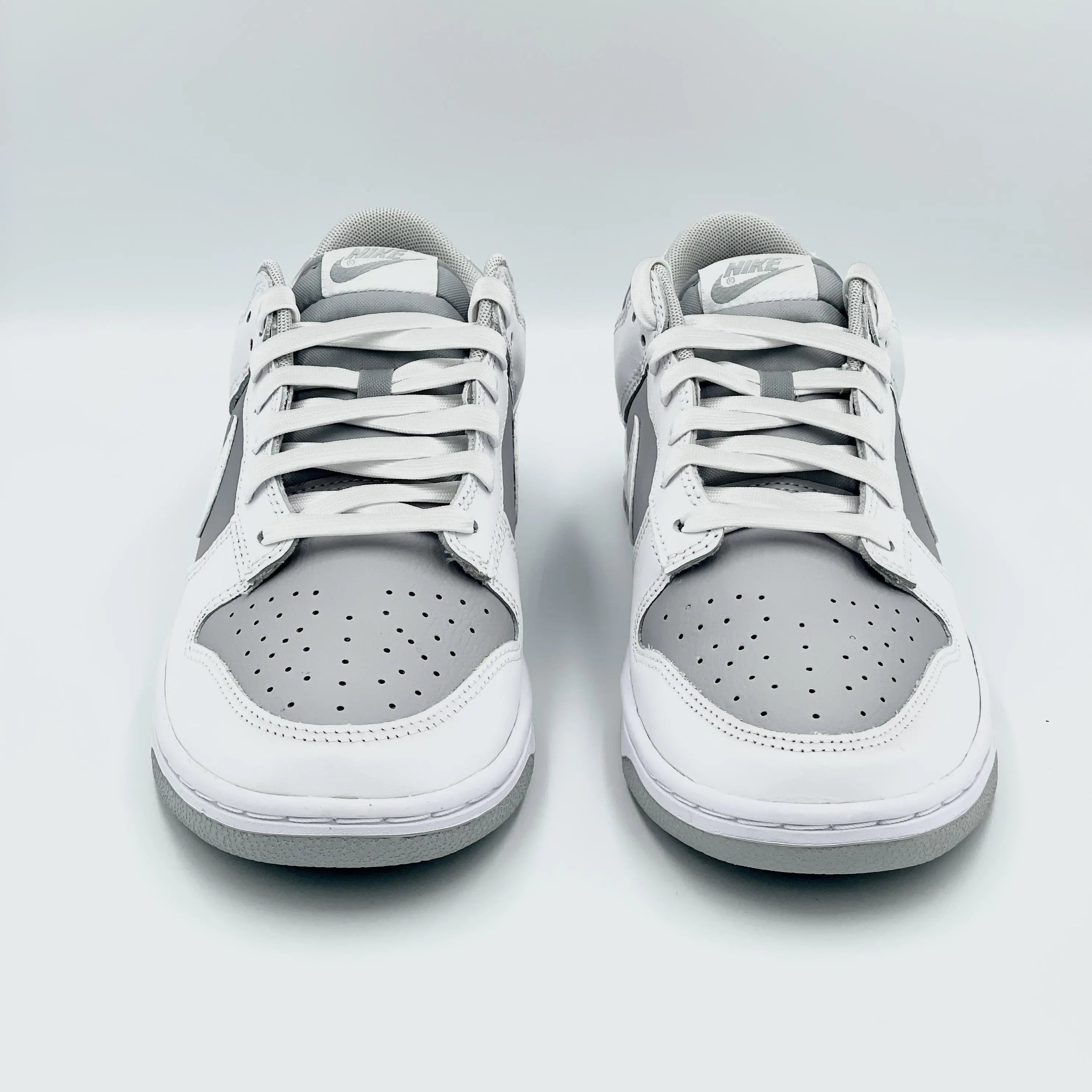 nike sneakers grey and white