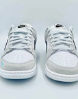 Nike Dunk Low White Grey Navy Aqua Mini Swoosh  SA Sneakers