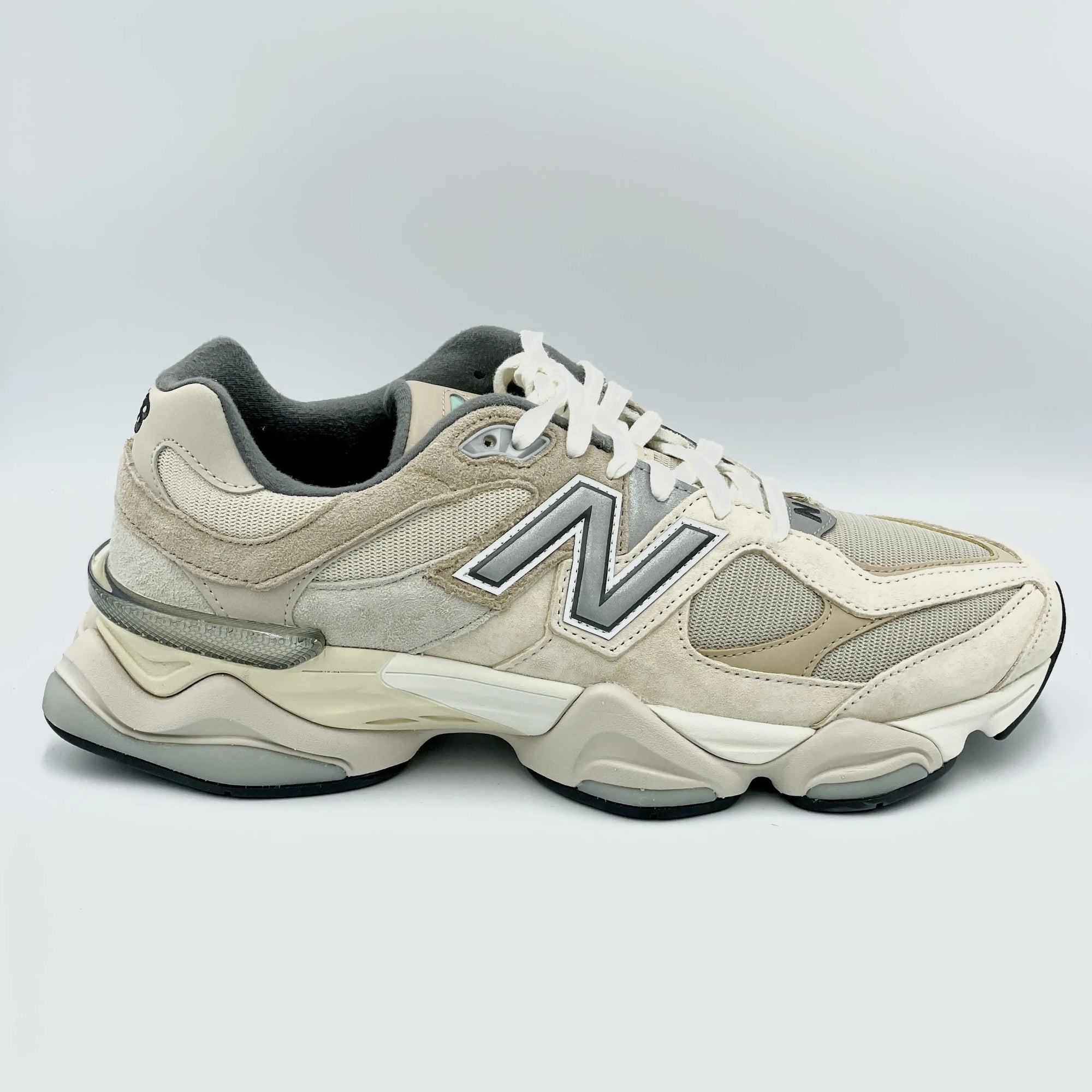 shop the new balance 9060 in a beige colorway right now